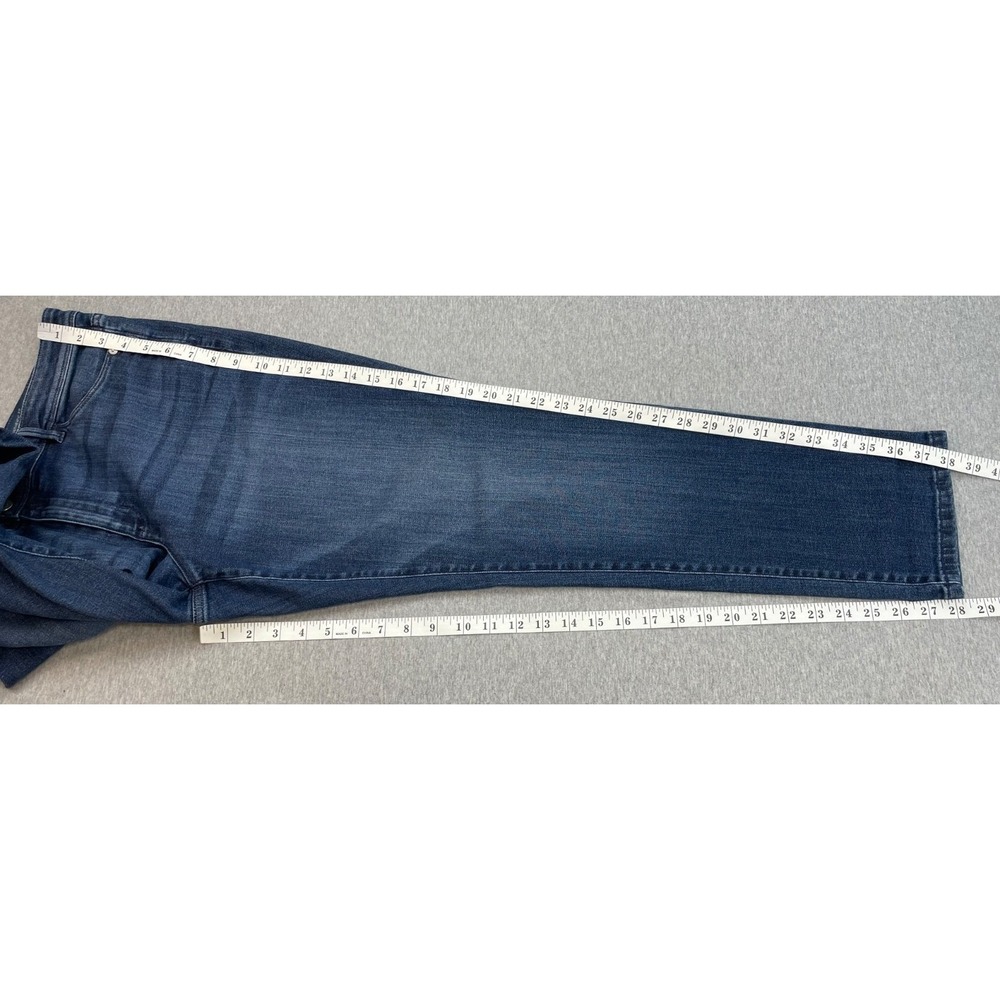 J Jill Denim Jeans Womens 14 Blue Cotton Blend Stretch Mid-Rise Slim Ankle - Picture 8 of 8